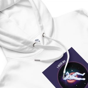 Hochwertiger Öko Kapuzenpullover – “Space”