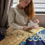 Tages/Kuschel-Decke Oriental Calligraphy